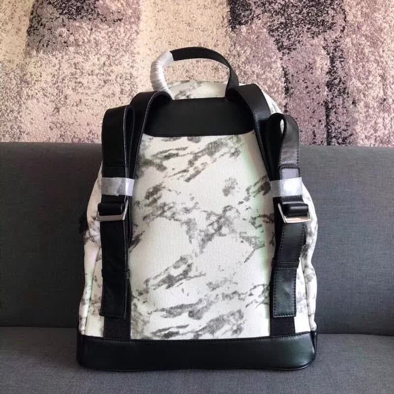 BALENCIAG巴黎世家 Le Dix Money 大理石帆布配牛皮 雙肩包 大號  BL1459